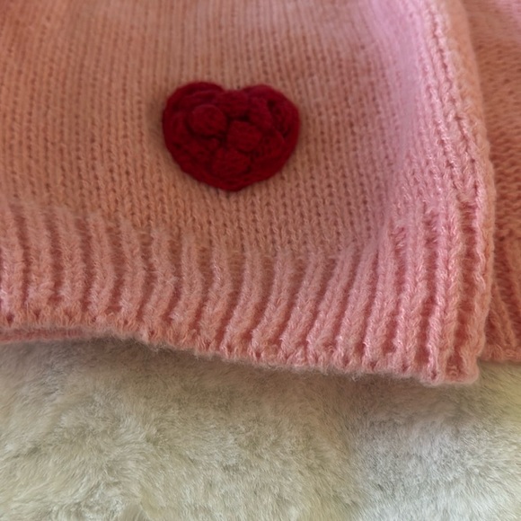 New Heart 3D Cardigan Sweater ~ Sweetest  Knit Valentine's Day ♥️♥️ - Picture 10 of 11